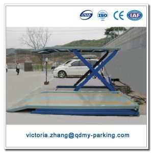 Two Vehicle Car Parking Lift China Scissor Mechanical Electric Scissor Lift