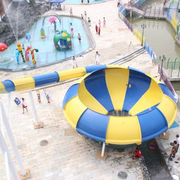 Water Theme Park Space Bowl Slide for Adults