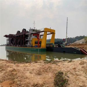 Cheap Hydraulic System Gemany Rexroth Diesel Power Type River Sand Cutter Suction Mud Dredger for sale