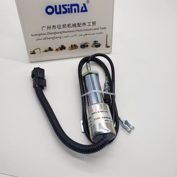 11N6-66030 24Volt Stop Solenoid Valve For Hyundai Excavator R210-5 R210-7