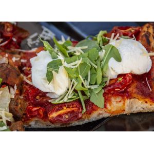 RK Bakeware China Foodservice NSF 5x7 Inch Roman Style Pizza Pan and Al Taglio