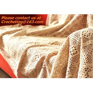 Vintage Handmade Crocheted Tablecloths, Tablemat, Corcheted Lace Table linen,