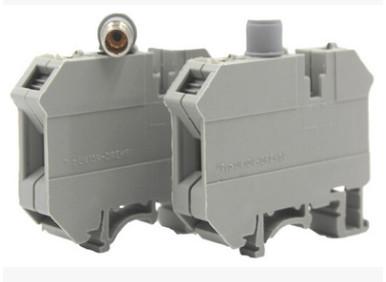 Quality SUK-10RD/X led fuse terminal block DIN rail terminal blocks 800VM10A gray color din rail connector wholesale