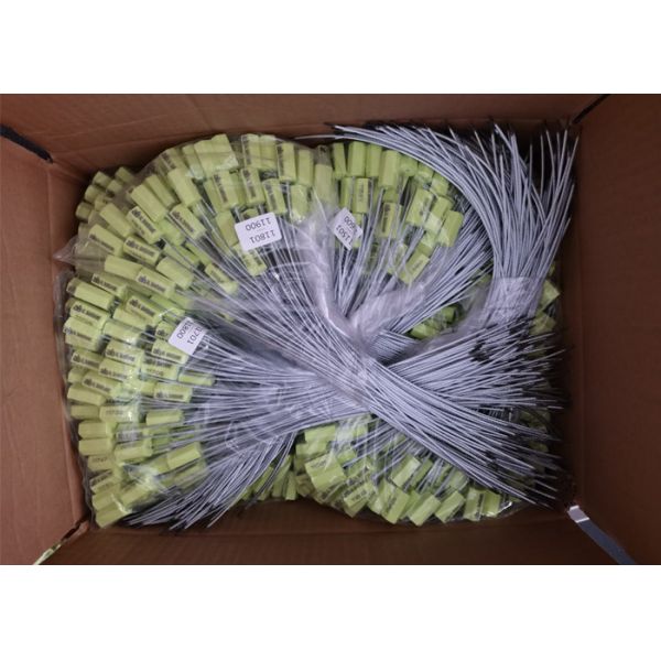Eco-Friendly ABS Disposable Pull Tight 1.8mm Hexagonal Security Wire Plastic Cable Seal with 2.79 KN Tensile Strength