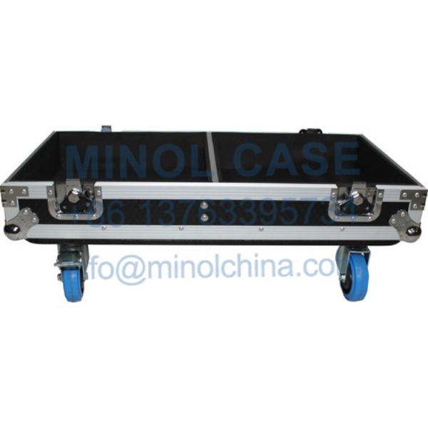Quality Aluminum Flight Speakers Case Wheeled Flight Case For Two Line Array Speakers Transportation Aluminum Speakers Case wholesale