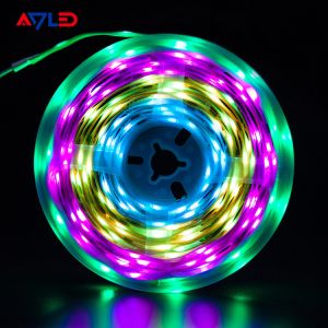 Individually Addressable RGB Waterproof LED Strip Light DC12V 24V