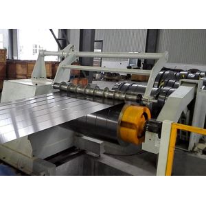 Aluminium Foil Steel Coil Slitting Machine PLC Control Pipe Making Support