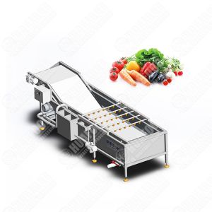 High-Accuracy Fruit Vegetable Washing And Drying Machine Smart