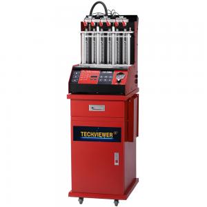Cheap 6 Injectors Fuel Injector Tester And Cleaner With Built In Ultrasonic Bath 110v 220v for sale