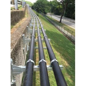 110mm PE Pipe Production Extrusion Line PLC Single Screw