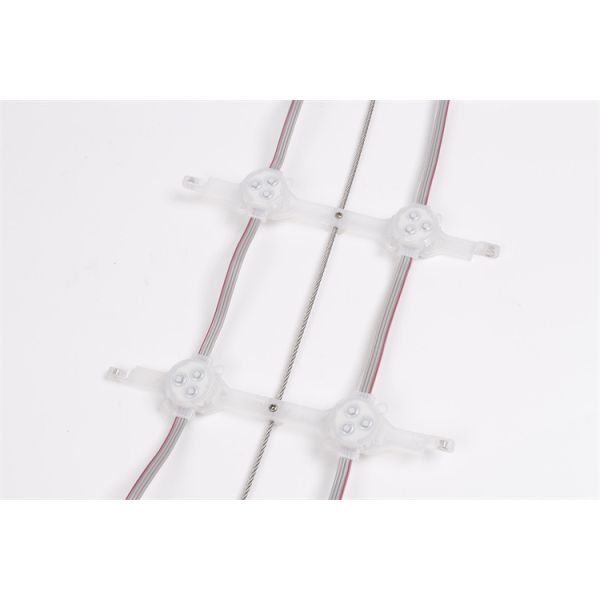 High Brightness P125mm LED Mesh Video Wall Waterproof IP67 30mm RGB DC12V For