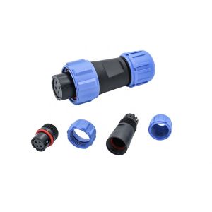 High Current SP11 SP13 SP21 Waterproof Power Connector 2 - 12 Pin Plastic Plug