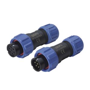 WEiPU SP13 Plastic M13 Waterproof Circular Power Plug Socket Wire Joint