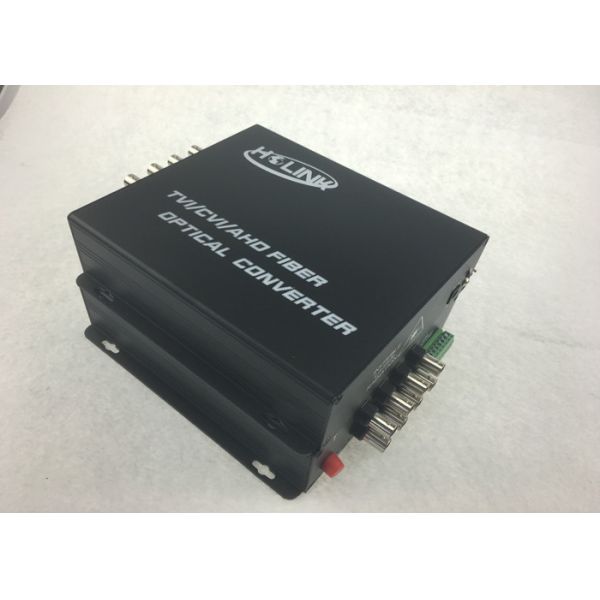 Quality 4 Channel video multiplexer Optic to Coaxial Converter for  hd camera DC5V EPS wholesale