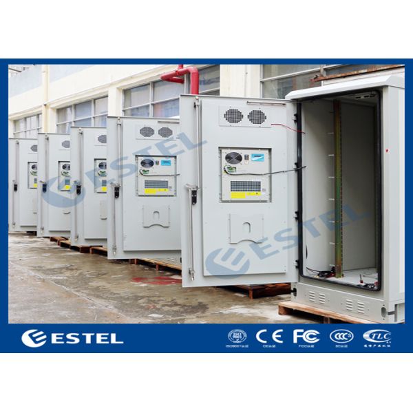 Air Conditioner Cooling Outdoor BTS Outdoor Cabinet With Environment Monitoring