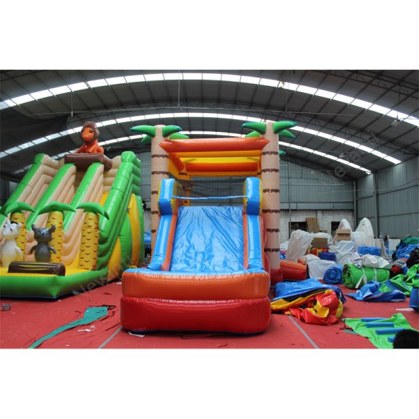 Customized Color and Size Kids Bounce House with Slide Commercial Grade
