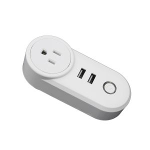 Home Automation System Wifi Smart Plug Socket Non - Grounding 10A Rated Current