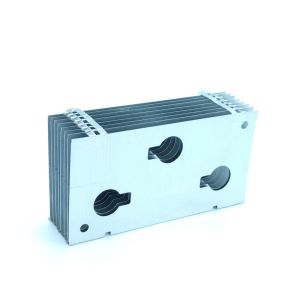 China Spraying Surface Processing OEM Aluminum Extrusions Profile CNC Machining Silver Anodizing on sale