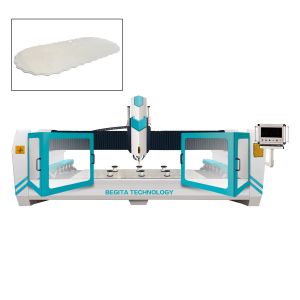 Cheap Professional Computer Numerical Control Stone Carving Machine Feed Height 350mm for sale