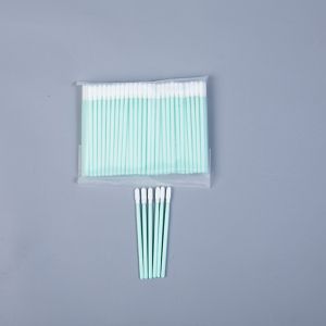 Knitted Polyester / Microfiber Electronics Cleaning Swabs Round Head OEM Service