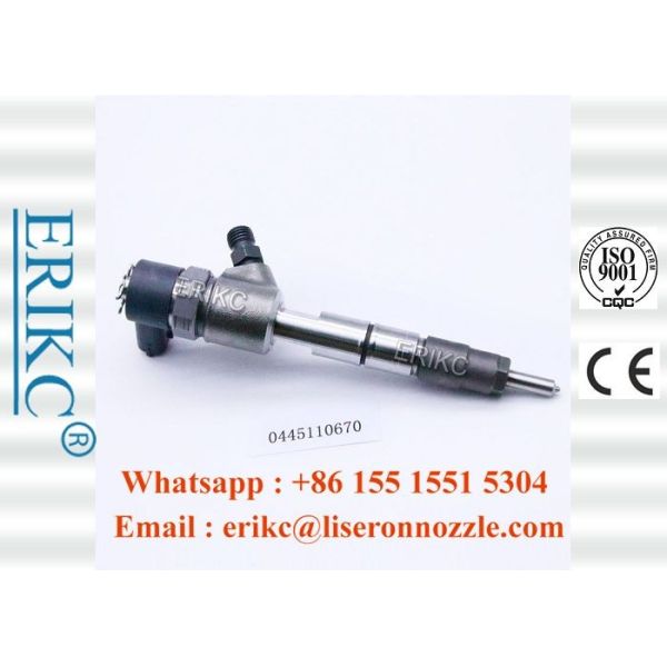 ERIKC 0445110670 Bosch Common Rail Injector 0 445 110 670 Fuel Injection Car
