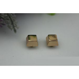 2019 New idea products design square 8 mm gold metal decorative rivets for