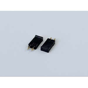 2.54mm Pitch 1×2 Single-Row Pin Header Connector, Through-Hole PCB Electronic