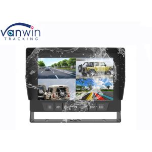 7 Inch 4 Splits AHD HD Waterproof TFT Car Monitor Rearview System With U-Shaped