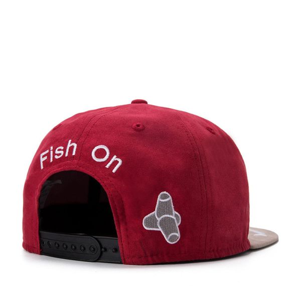 custom Hot sale simple cute suede snapback cap wholesale flat brim hip hop hat size:57-62cm color: blue