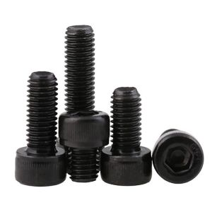 Carbon Steel Hex Socket Bolt Din912 12.9 Grade with Oxidation Blackening Cup