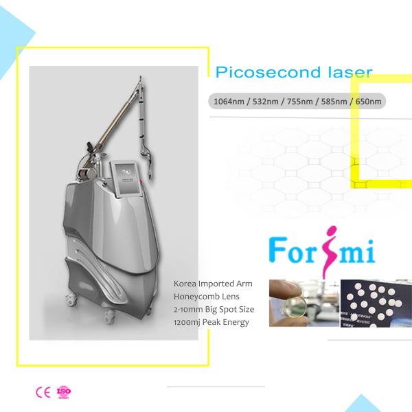 Korea Lab 10mm Big Spot Easy Work 1064 532 650 585 755 Best Tattoo Removal Laser