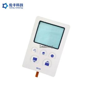 FPC Cable PET Membrane Keyboard Switch 3M468 Rear Adhesive