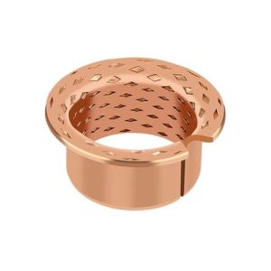 Phosphor Tin Bronze Flange Collar Wrapped Bronze Bushings Diamond Shaped Cusn8