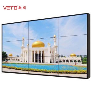 China LCD HD 3x3 Video Wall 3840x2160 Large Format Vivid Image Layout 60000 Hours Life on sale