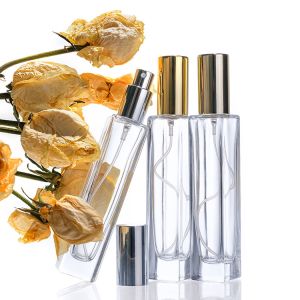 Luxury Design 50ml 100ml Glass Empty Refillable Spray Perfume Bottle