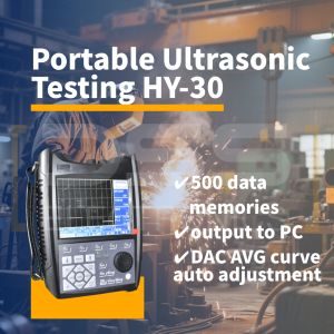 Portable Ultrasonic Flaw Detector Weld Testing HY-30 NDT equipment