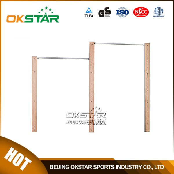 Quality outdoor gym equipment WPC materials based outdoor exercise machine uneven bar wholesale
