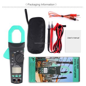 Big Clamp Multimeter T-RMS AC DC 1000V 1000A Diode Test Continuity Buzzer