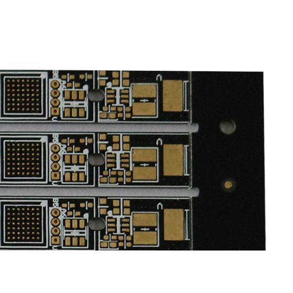 Custom Gold Finger PCB Fabrication Service Black 8 Layer with BGA