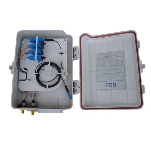 1×8 PLC /1×16 PLC 16 port optical distribution box for LC , SC , ST , FC