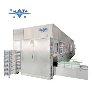 40KHz Spray Cleaning Machine 8 Tanks Automatic Ultrasonic Cleaner 80KW