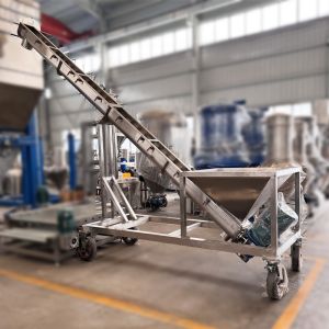 Efficient u screw conveyor cement mortar stainless steel screw conveyor