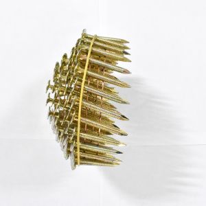 Cheap Q195 Steel Coil Roofing Nails Ring Shank Diamond Point High Precision for sale