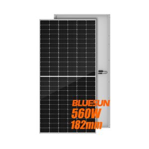Cheap Bluesun Top Selling Monocrystalline 560w 550w Solar Panel 1000w Price Wholesale Solar Plates for Home for sale
