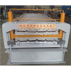 European Style Industrial Roofing Sheet Making Machine With PLC Control System