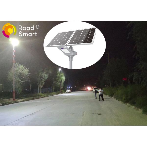 Quality Outdoor IP65 All In One Integrated Solar Street Light Bridgelux Chip With Pole wholesale
