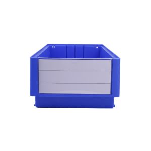 Customized Logo Household Stackable Shelf Bins Plastic Storage Bin with Optional