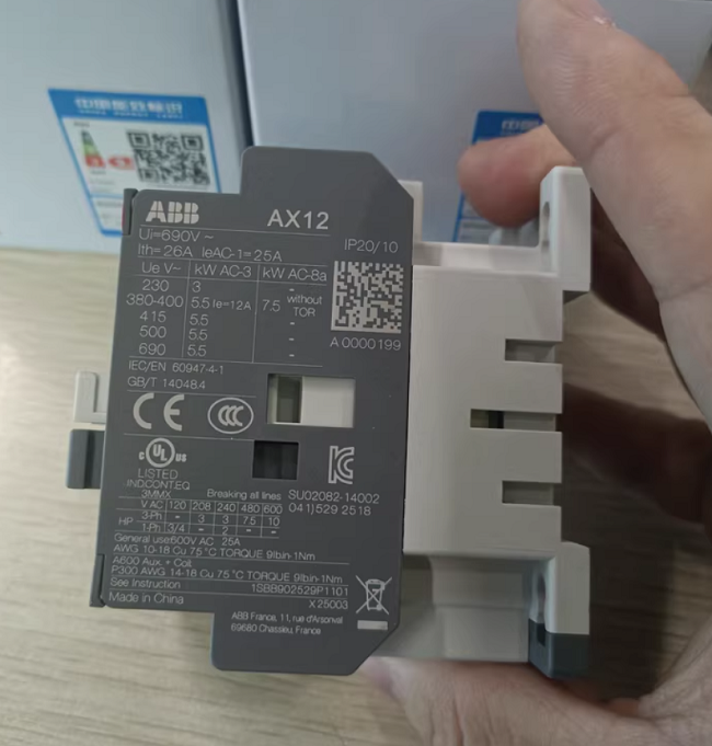 AX18-30-10-80 ABB Ac contactor Compact AC control solution Small and medium