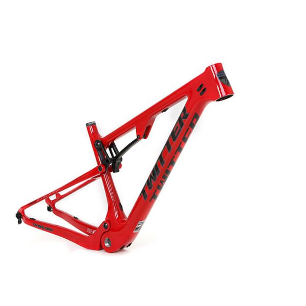 TWITTER OVERLORD Carbon Fiber MTB Frame , 29er Full Suspension Frame For Bike