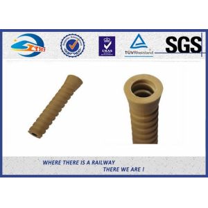 SDU35 HDPE Dowel Plastic And Rubber Part Used In W14 Rail Fastening System